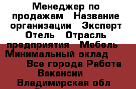 Менеджер по продажам › Название организации ­ Эксперт Отель › Отрасль предприятия ­ Мебель › Минимальный оклад ­ 50 000 - Все города Работа » Вакансии   . Владимирская обл.,Радужный г.